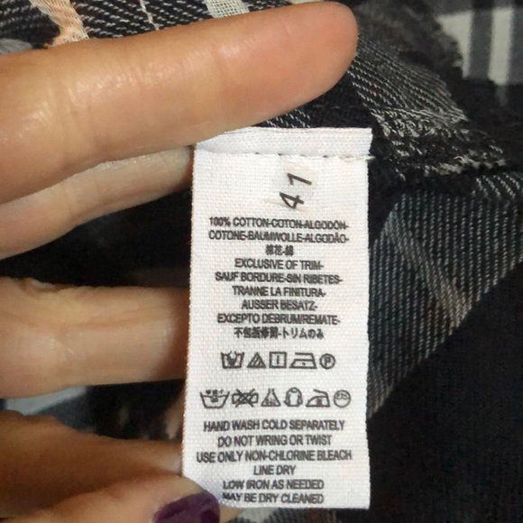 NWT Free People plaid baby blues tunic babydoll - Picture 7 of 7